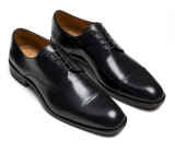 Sapato Social Derby Cap-toe Boyd Preto